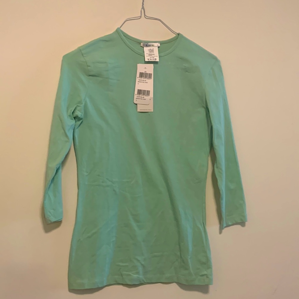 Kikiriki. Long sleeve Grayed Green.